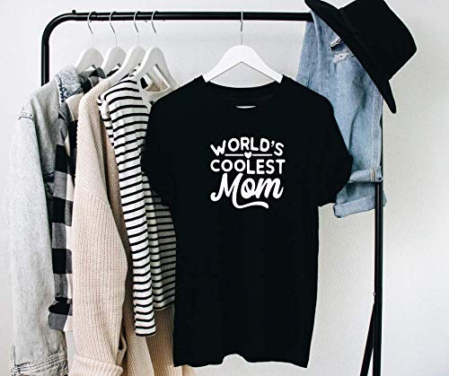 Cool Mom T-Shirt for Women - Funny Mama Bear Shirt with Saying - Best Birthday & Mother's Day Gift for Mom of Boys - Perfect for Casual Wear, Family Outings & Mommy-and-Me Matching Outfits