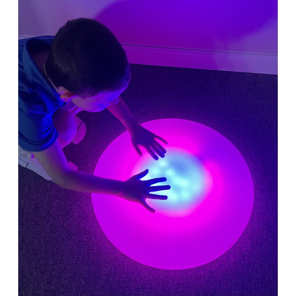 Interactive Floor Spot Projector - Fun & Educational Light Games for Kids - Perfect for Indoor Play, Parties & Learning Activities