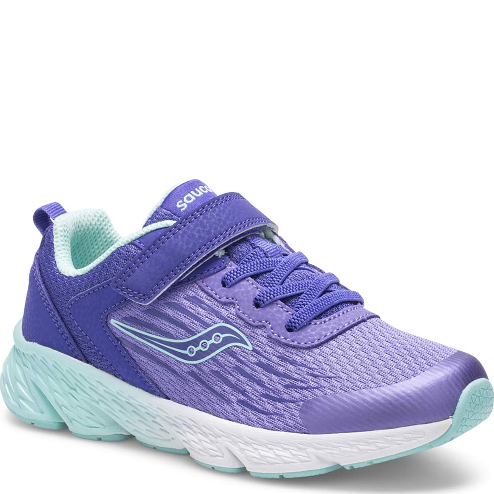 Saucony Kids Wind Alternative Closure Sneakers - Lightweight Running Shoes for Boys & Girls - Perfect for School, Sports, and Outdoor Play