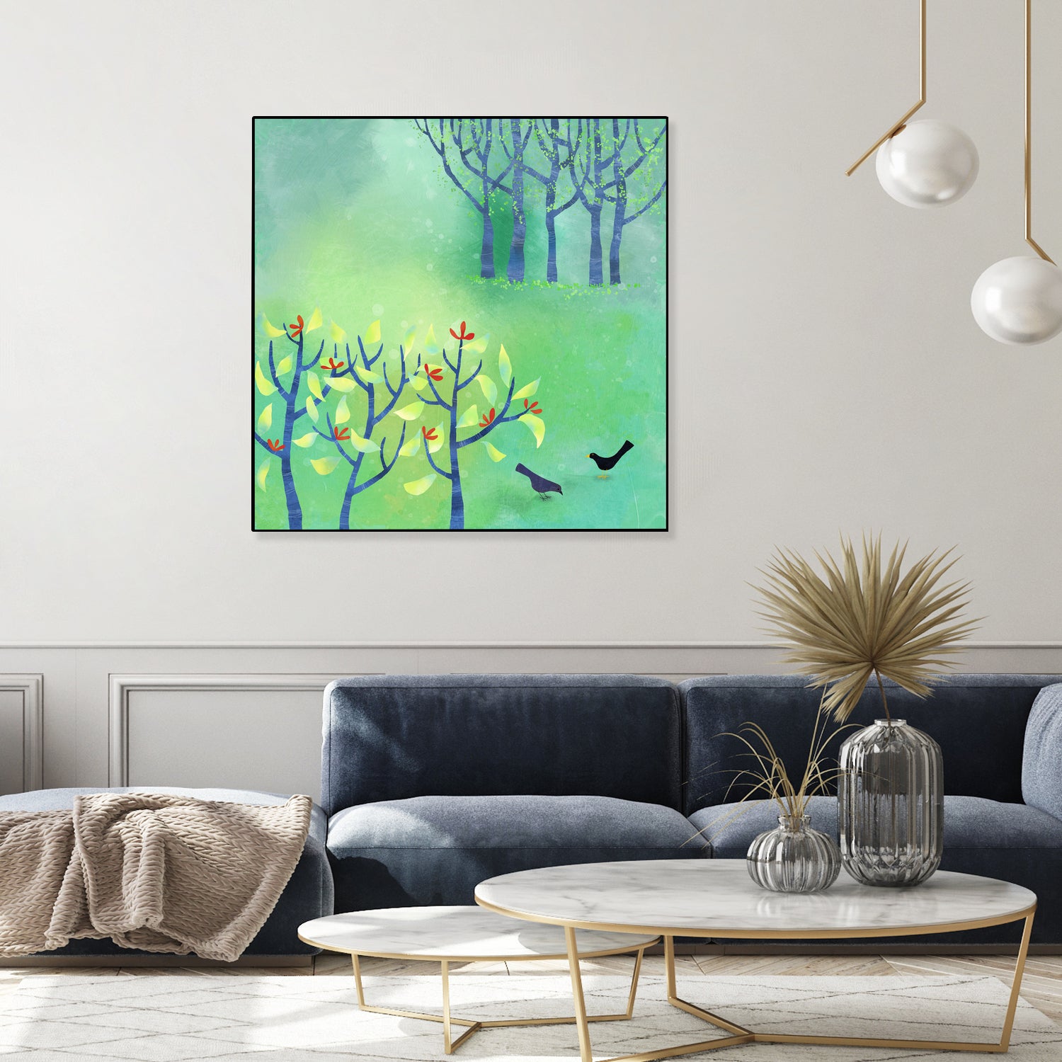 April Landscape Wall Art - Stunning Spring Scenery Canvas Prints for Home & Office Decor | Perfect for Living Room, Bedroom, and Office Spaces
