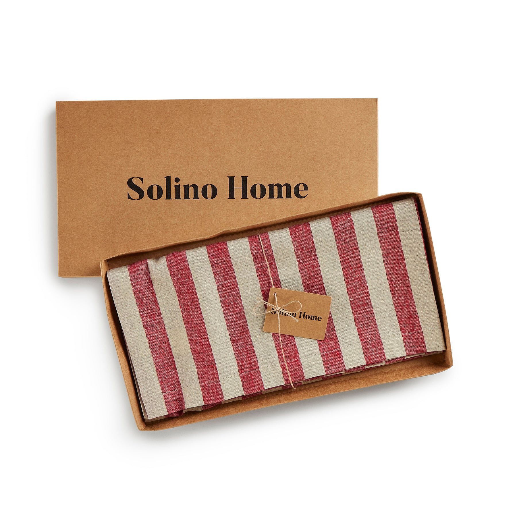 Sorrento Striped Tablecloth - Waterproof & Wrinkle-Free Table Cover for Dining Room, Kitchen, and Outdoor Picnics