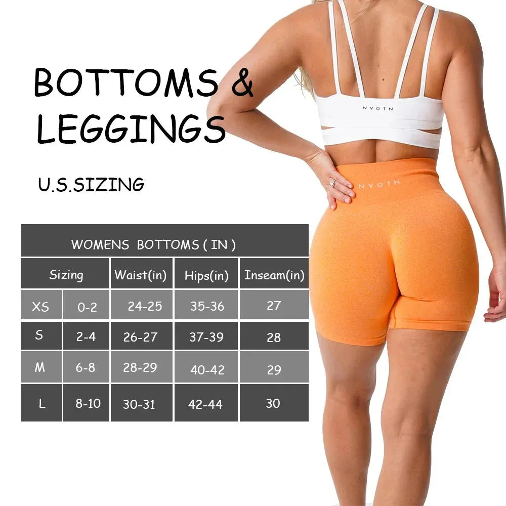 NVGTN Seamless Pro Shorts for Women - High Waisted Workout Shorts with Scrunch Detail - Perfect for Running, Yoga & Gym Training - Great for Intense Workouts & Active Lifestyle