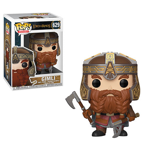 Funko Pop! Vinyl Figure - Gimli from The Lord of the Rings - Collectible Toy for Fans & Gift Idea - Perfect for Display, Office Decor, and Movie Memorabilia Collections