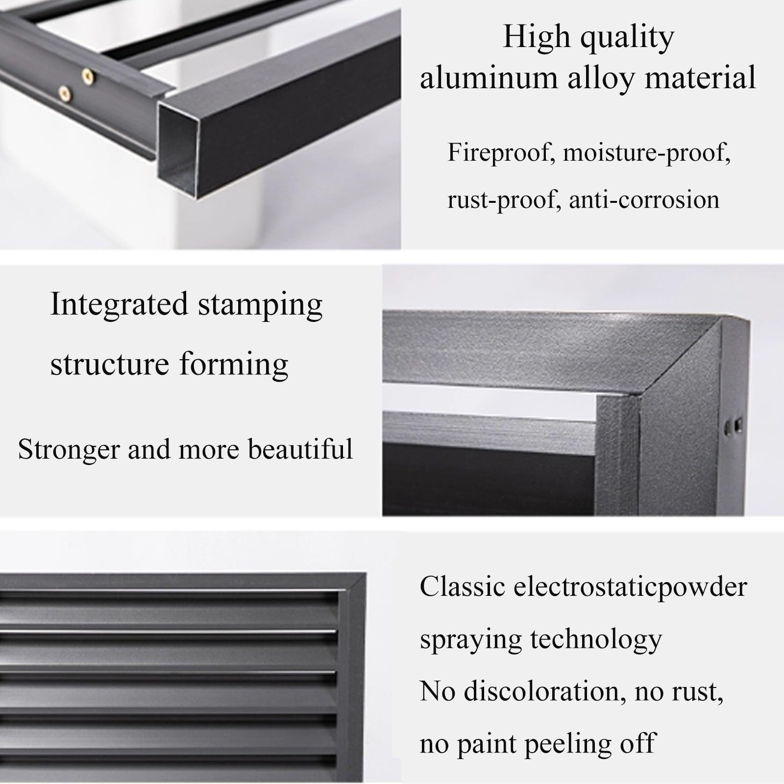 Waterproof Outdoor AC Unit Cover - Durable Metal Air Conditioner Fence & Privacy Screen for Mini Split Condenser (44