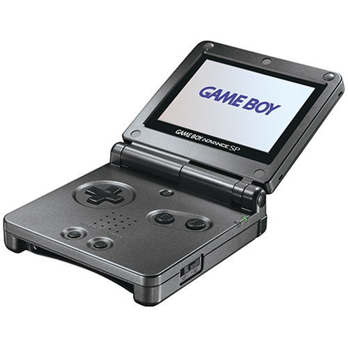 Refurbished Nintendo Game Boy Advance SP Graphite Edition - Portable Retro Gaming Console for Travel, Commute & Nostalgic Play