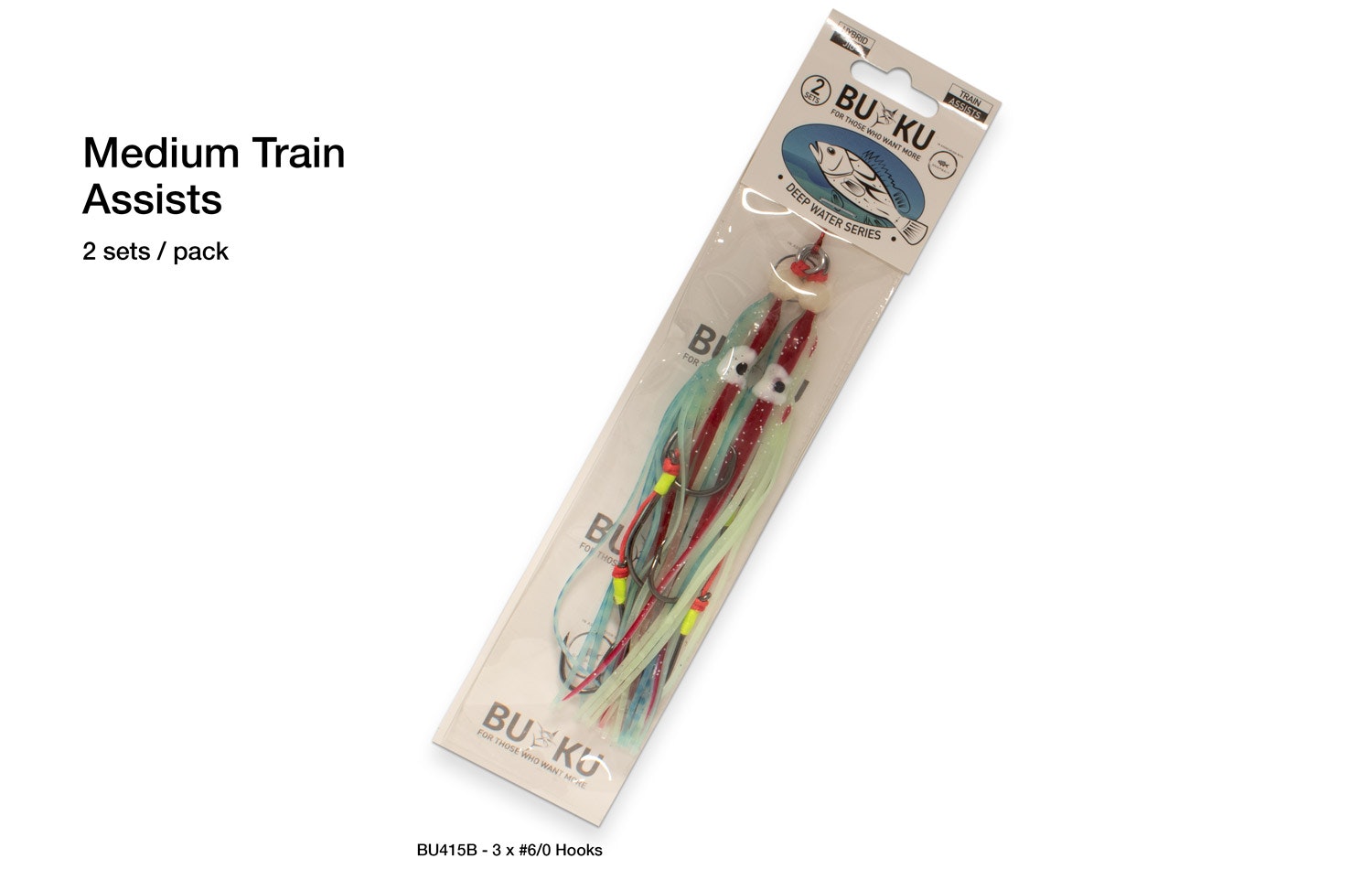 SnapBait Fishing Lure Train Assists 2-Pack - Premium Bait for Bass, Walleye, and Trout - Perfect for Freshwater and Saltwater Fishing Adventures