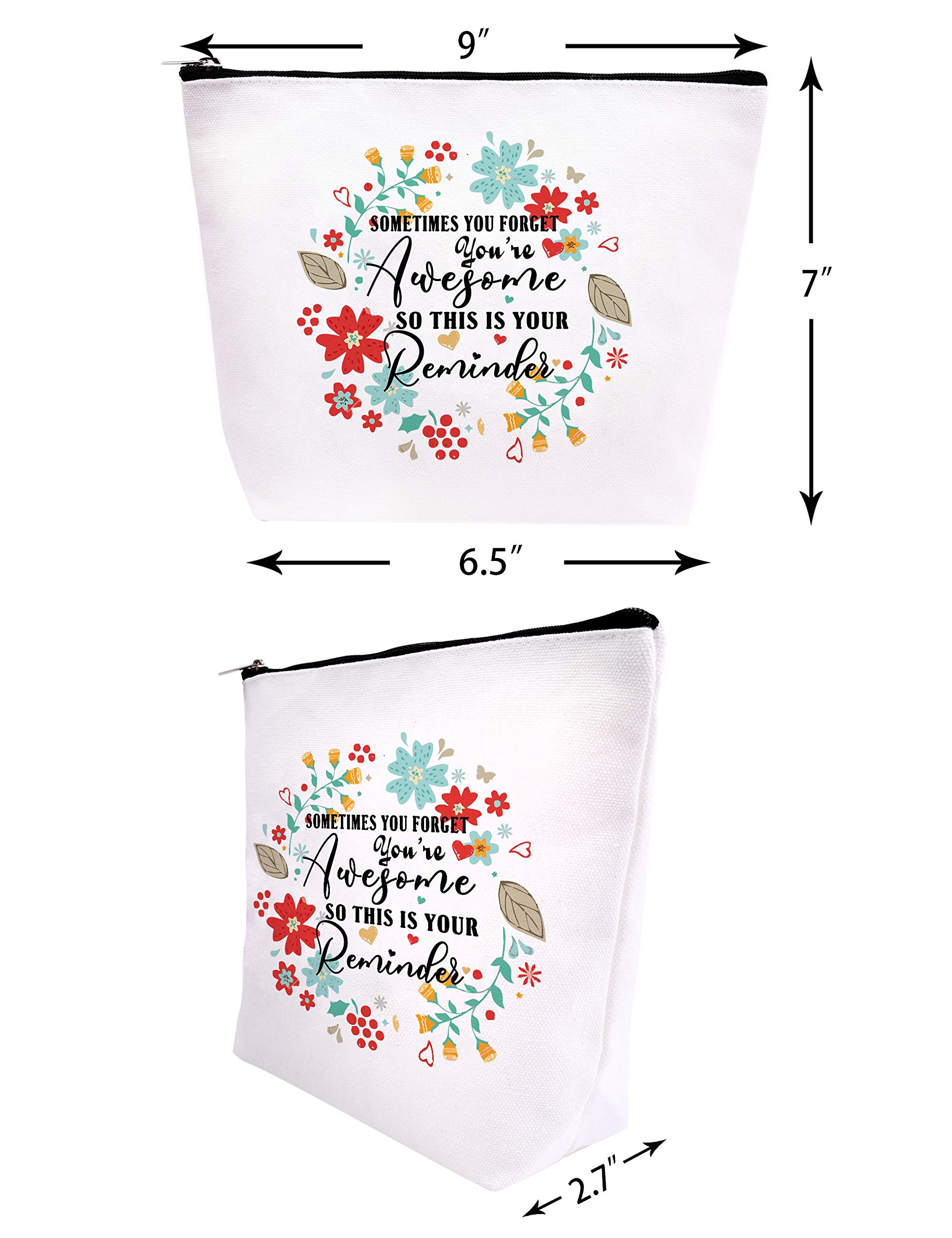 Christmas Gifts for Women - Inspirational & Motivational Thank You Gifts for Coworkers - You Are Awesome Trinket Dish & Compact Mirror - Perfect for Office Decor, Holiday Presents & Daily Encouragement