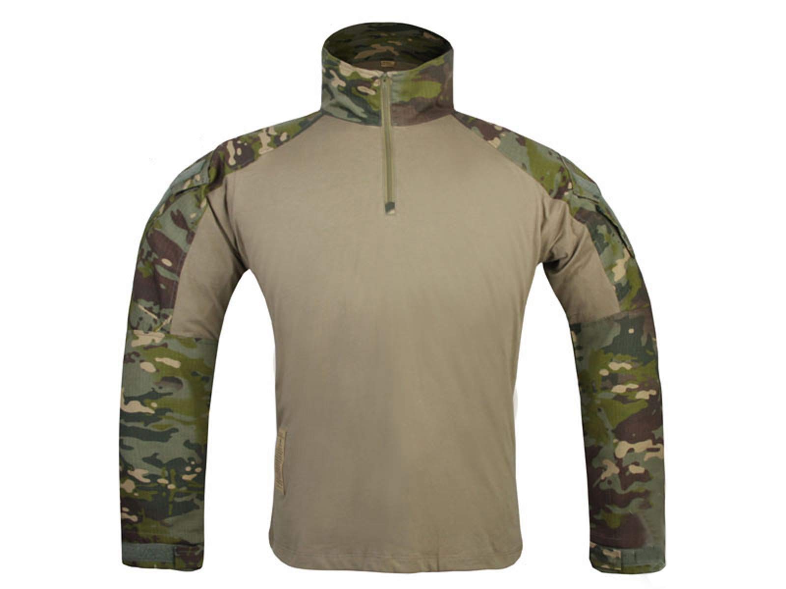 Elite Tribe Airsoft Military Tactical Combat Shirt Gen 3 - Multicam Tropic Camo - Breathable & Durable for Airsoft, Paintball & Outdoor Adventures