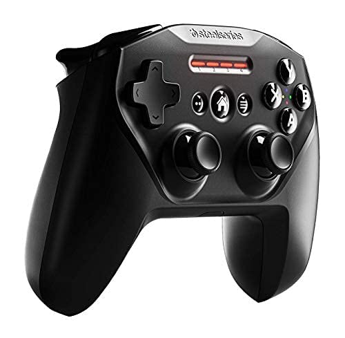 SteelSeries Nimbus+ Wireless Gaming Controller for iPhone & Apple TV - Rechargeable Bluetooth Gamepad with Jabra Elite 3 True Wireless Earbuds - Noise Cancelling Bluetooth Headphones with 4 Mics - Perfect for Mobile Gaming, Workouts & Commuting - Dark Grey