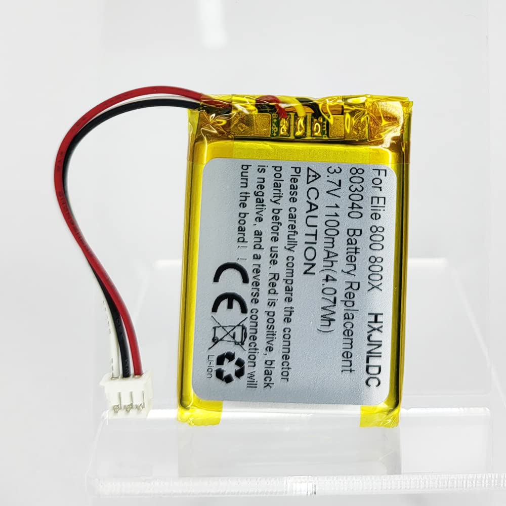 Replacement 3.7V 803040 1100mAh Battery for Turtle Beach Elite 800/800X & Stealth 700 Gen 2 Wireless Gaming Headset - Long-Lasting Power for Extended Gaming Sessions, Perfect for PS4, PS5, Xbox & PC Gaming