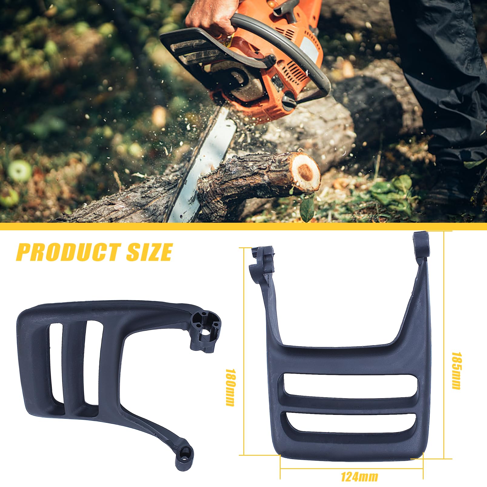 Husqvarna 240E 235E 236 240 235 Chainsaw Chain Brake Handle Lever Replacement Part 575636901 - Compatible with Various Outdoor Cutting Tasks