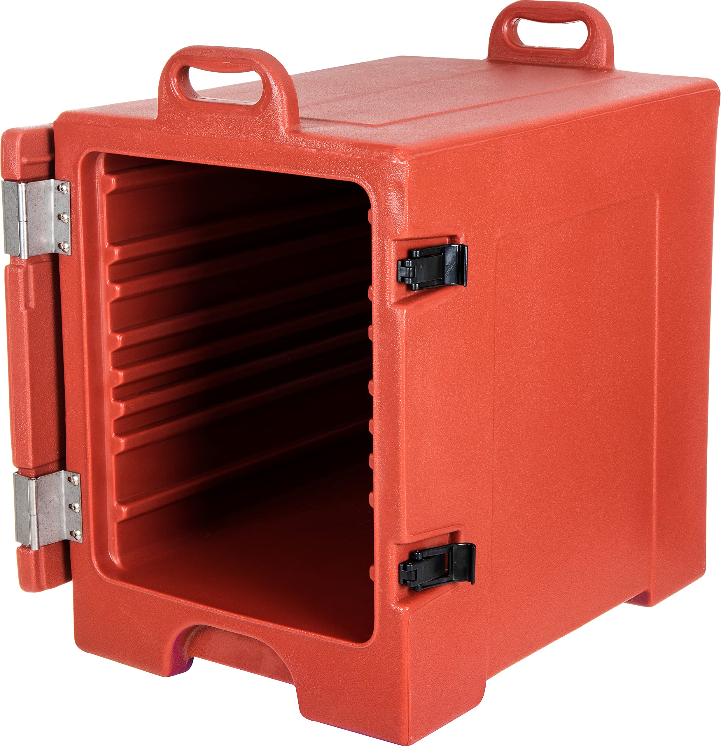 Carlisle FoodService Products Cateraide Insulated Front Loading Food Pan Carrier with Handles - 5 Pan Capacity, Durable Plastic Construction for Catering, Events & Restaurants - Perfect for Hot/Cold Food Transport & Buffet Service
