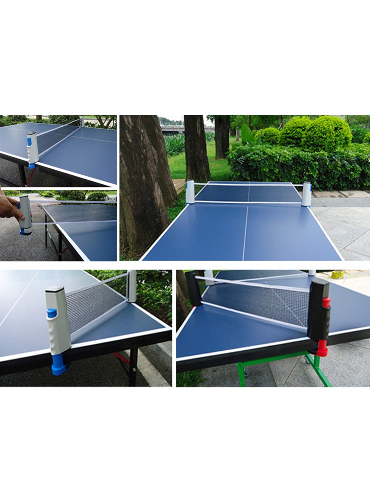 Portable Adjustable Ping Pong Net Holder for Any Table - Perfect for Indoor & Outdoor Table Tennis Games, Backyard Fun, and Family Gatherings