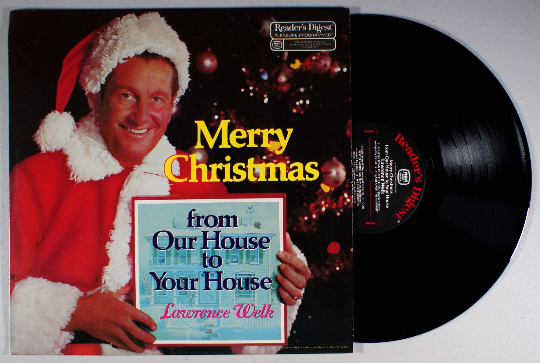 Merry Christmas From Our House to Your House - Lawrence Welk Holiday Greeting Card | Perfect for Family, Friends & Coworkers | Christmas Wishes & Festive Decor