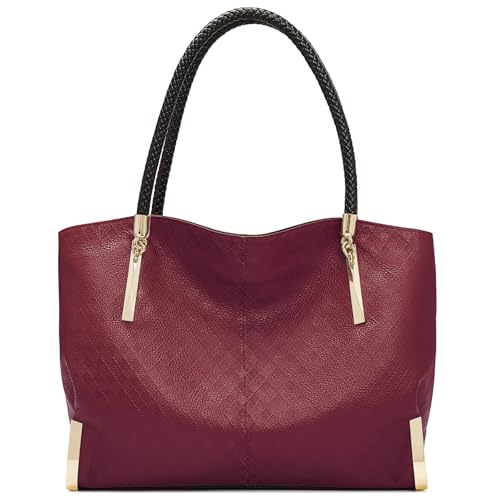 Burgundy-diamond-embossed