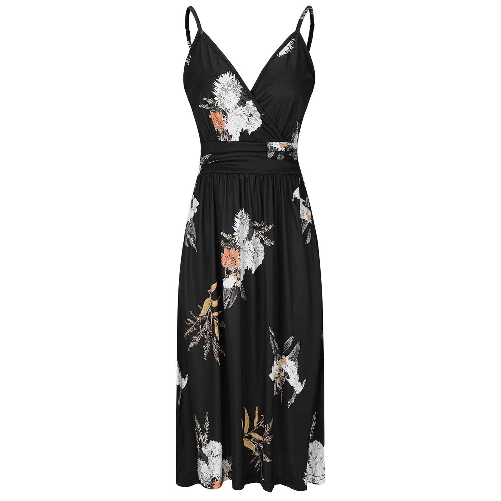 Women's Casual Sleeveless Pocket Dress - Beach & Summer Wear