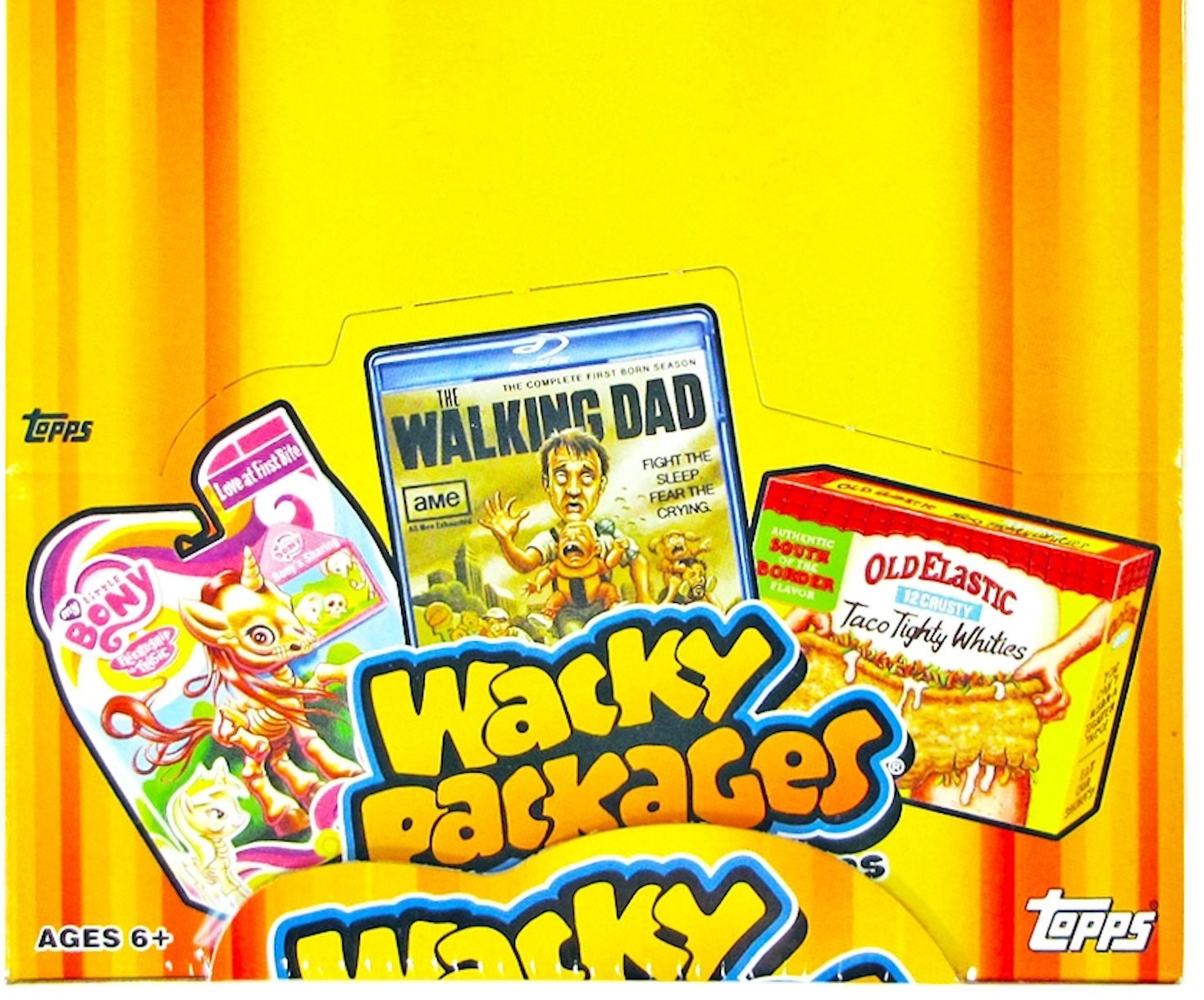 2013 Topps Wacky Packages Series 11 Trading Cards Box - 24 Packs (10 Cards Each) | Collectible Sticker Cards for Kids & Adults | Perfect for Trading, Gifts, and Nostalgic Fun