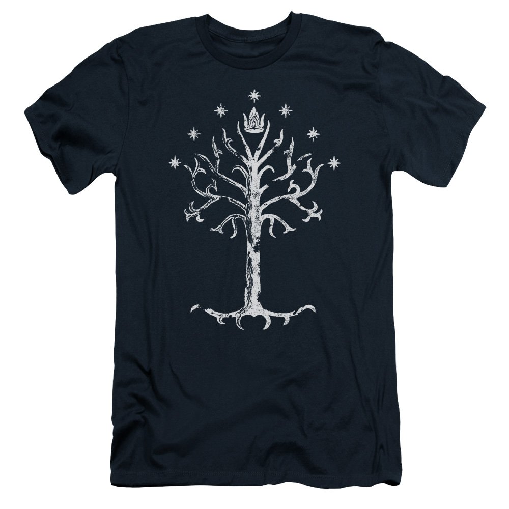 LOTR Men's Long Sleeve Shirt - Lord of the Rings Logo Tee for Fans & Cosplay