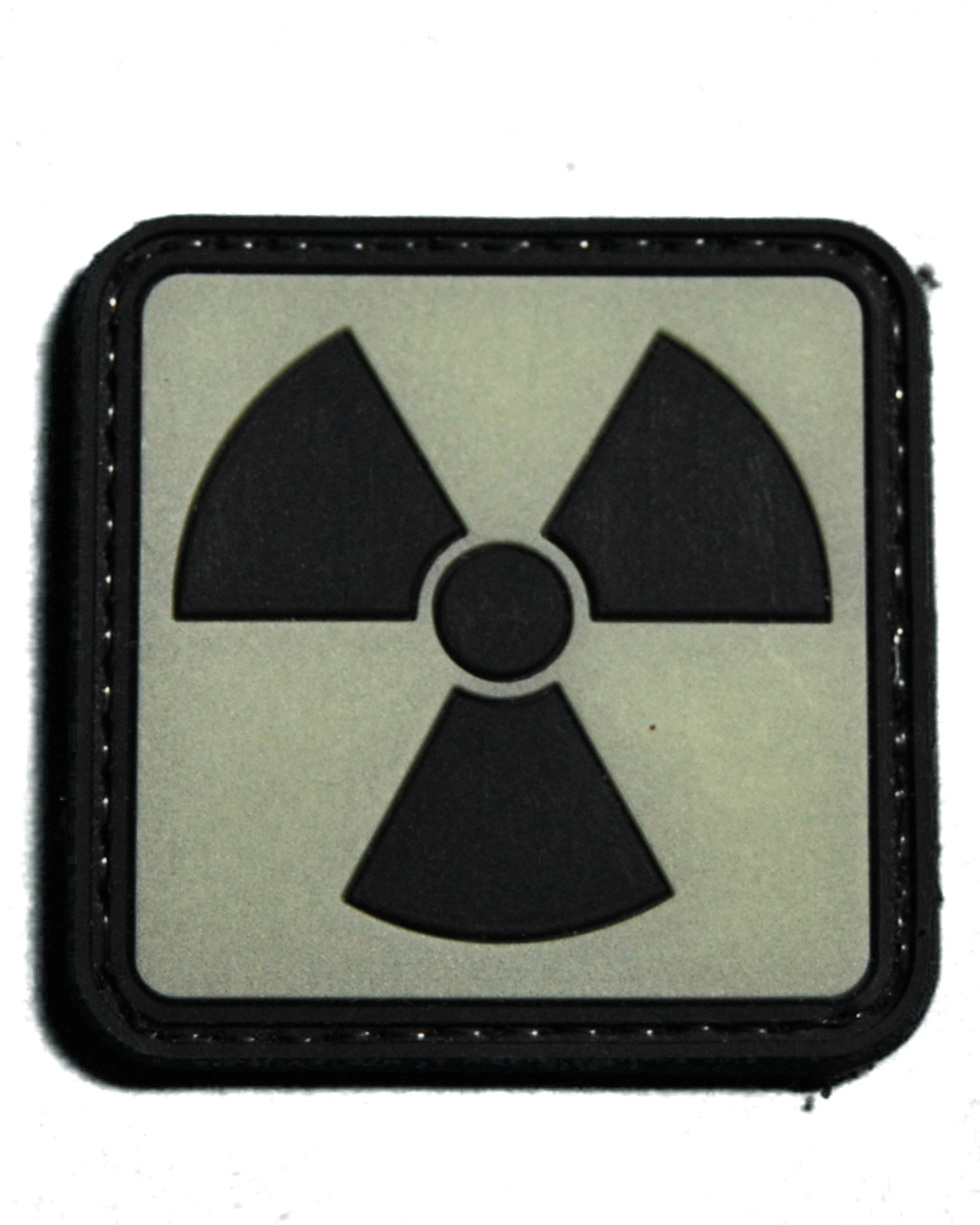 Glow in the Dark Radioactive Morale Patch with Hook and Loop Fastener - High Visibility Military & Tactical Gear for Night Operations, Airsoft, and Outdoor Adventures