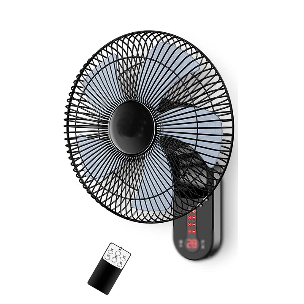 16 Inch Wall Mounted Oscillating Fan with Remote Control - 3 Speed Settings, Quiet Operation for Home, Office, and Commercial Use - Perfect for Bedrooms, Kitchens, and Workspaces