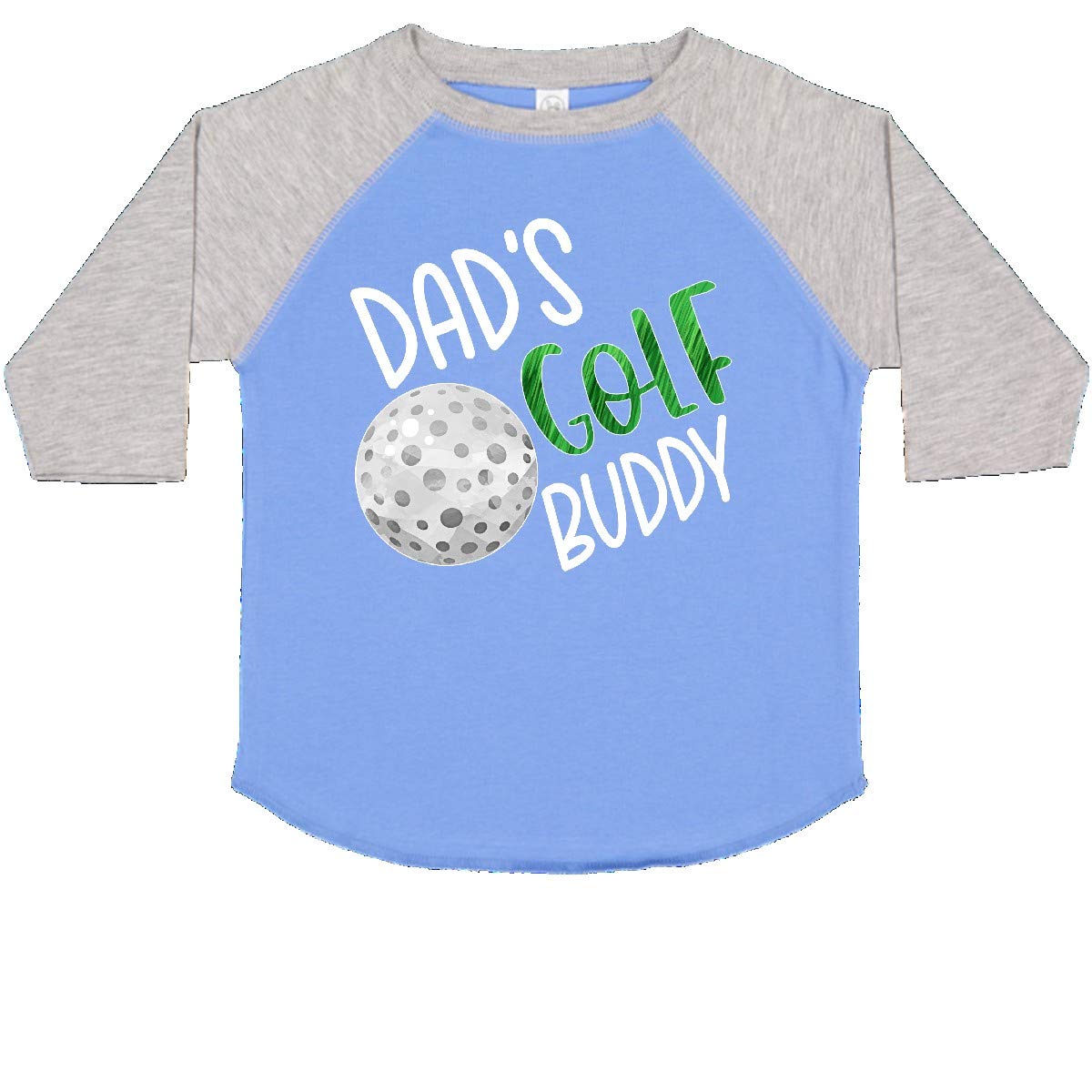 Inktastic Dad's Golf Buddy with Golf Ball Toddler T-Shirt - Cute Golf-Themed Outfit for Kids | Perfect for Father's Day, Golf Tournaments & Family Bonding