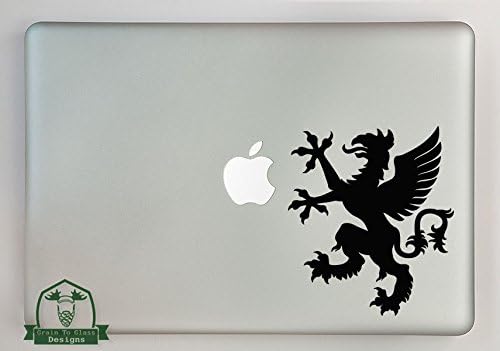 Griffin Vinyl Decal Sticker for Car, Truck, Window, Laptop, Phone - 5 Inch Black - Perfect for Personalizing Vehicles, Electronics and Home Decor