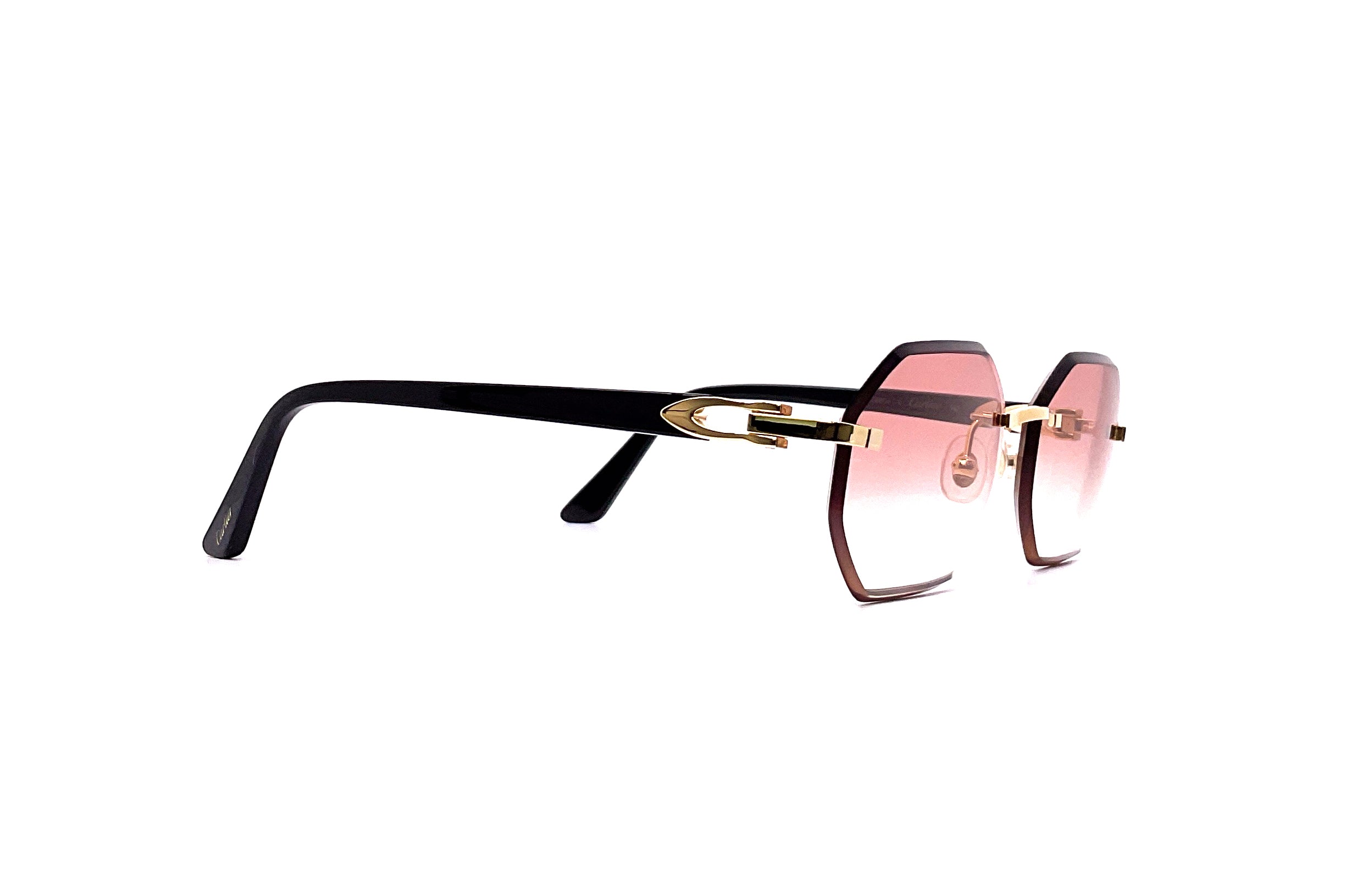 Cartier C Décor CT0318O Custom Transition Lenses (001) - Premium Prescription Eyewear for Men & Women - Perfect for Outdoor Activities & UV Protection