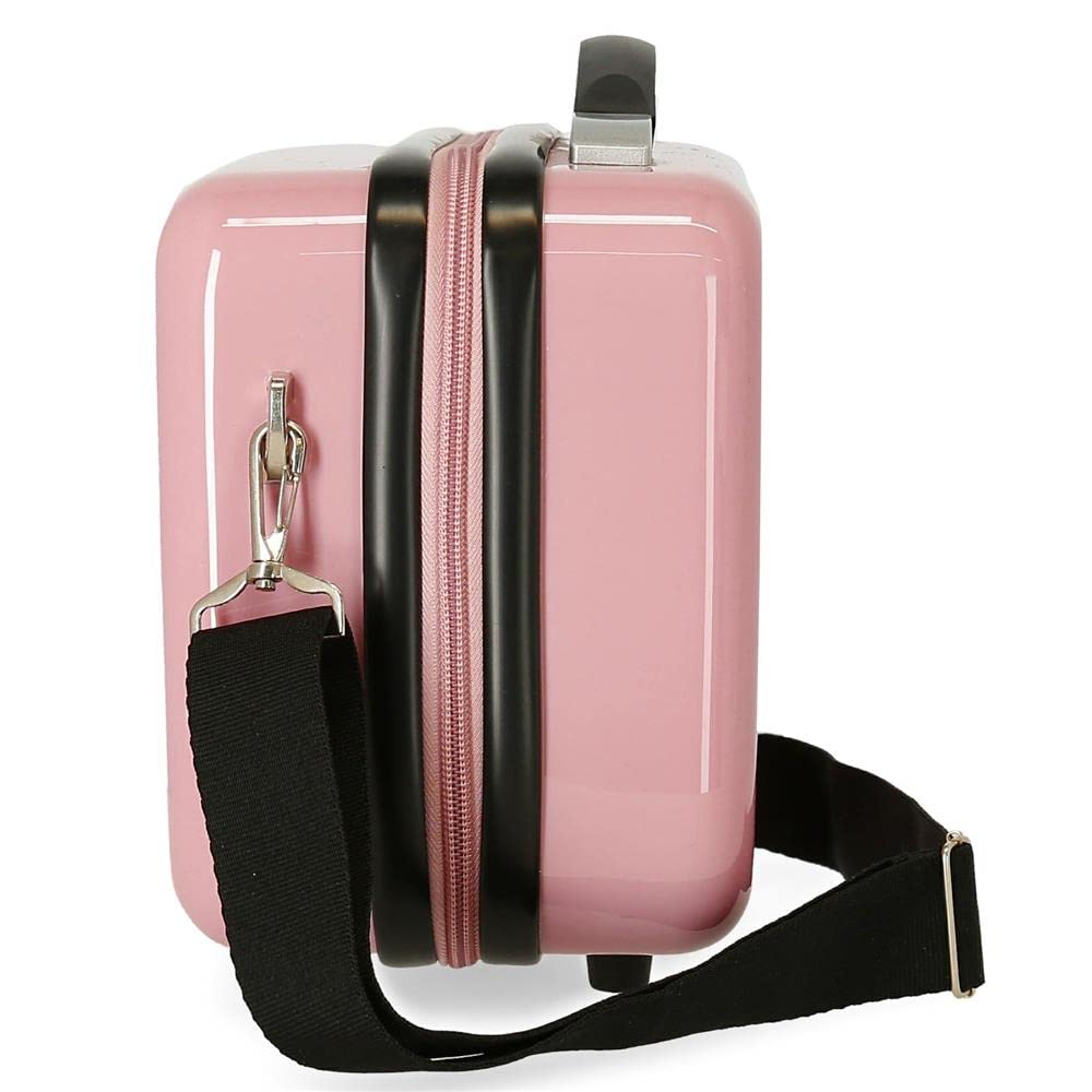 Pink Girls Beauty Case - Portable Makeup Organizer for Travel, School & Sleepovers | Perfect for Teens & Kids Cosmetics Storage