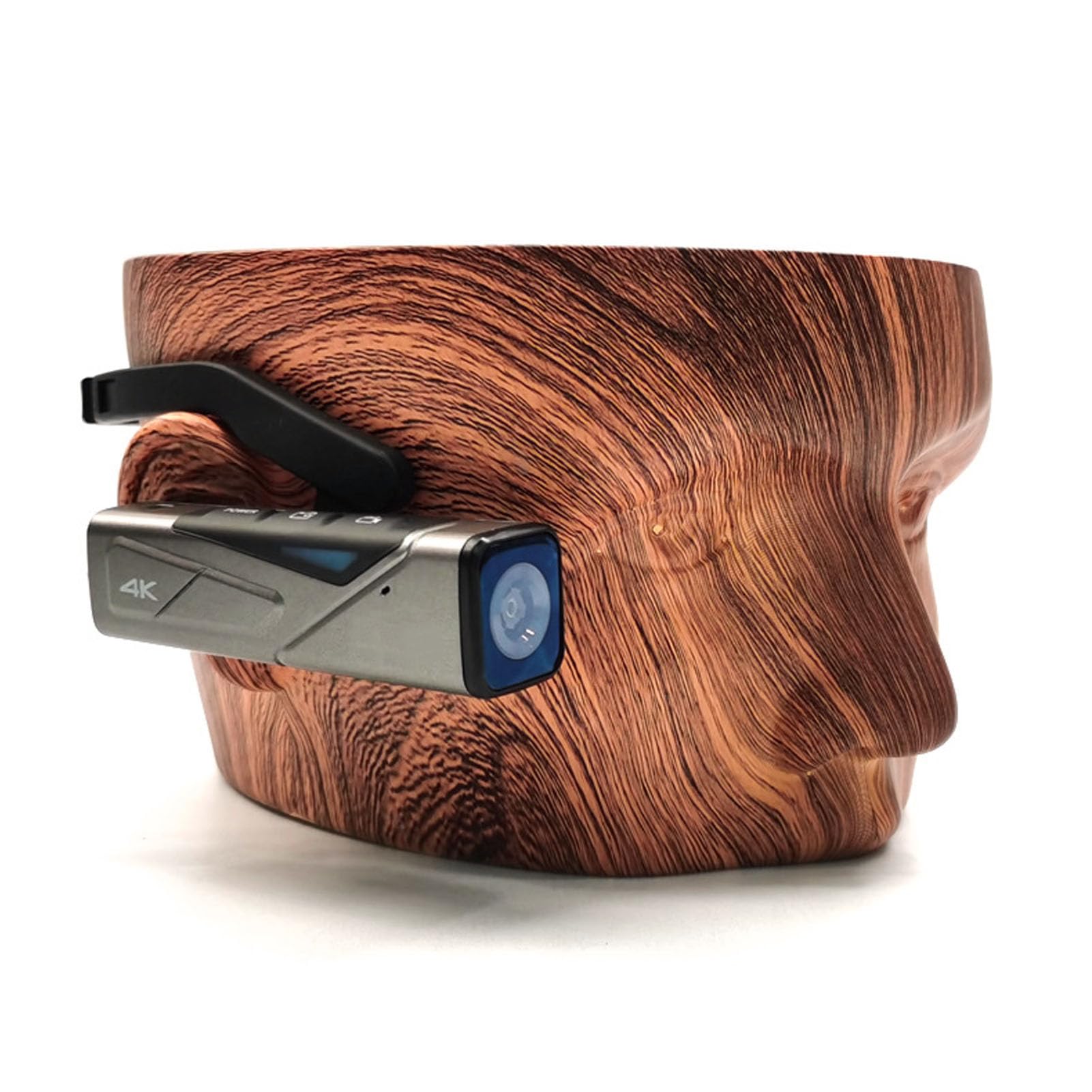 Plyisty 4K 60FPS/30FPS Wearable Head Mounted Action Camera with 2-Axis Anti-Shake Stabilizer, 20MP Autofocus & WiFi APP Connection - Perfect for Vlogging, Sports Recording, and Hands-Free Adventures