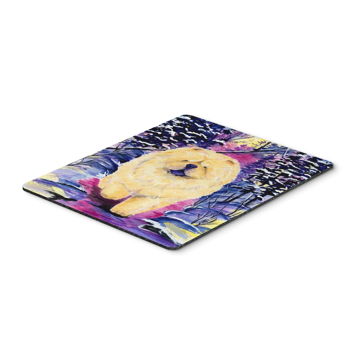 Caroline's Treasures SS1005MP Chow Chow Mouse Pad - Large Washable Non-Slip Desk Mat for Home Office, Gaming & Computer Work | Cute Dog Design Hot Pad & Trivet for Kitchen & Workspace