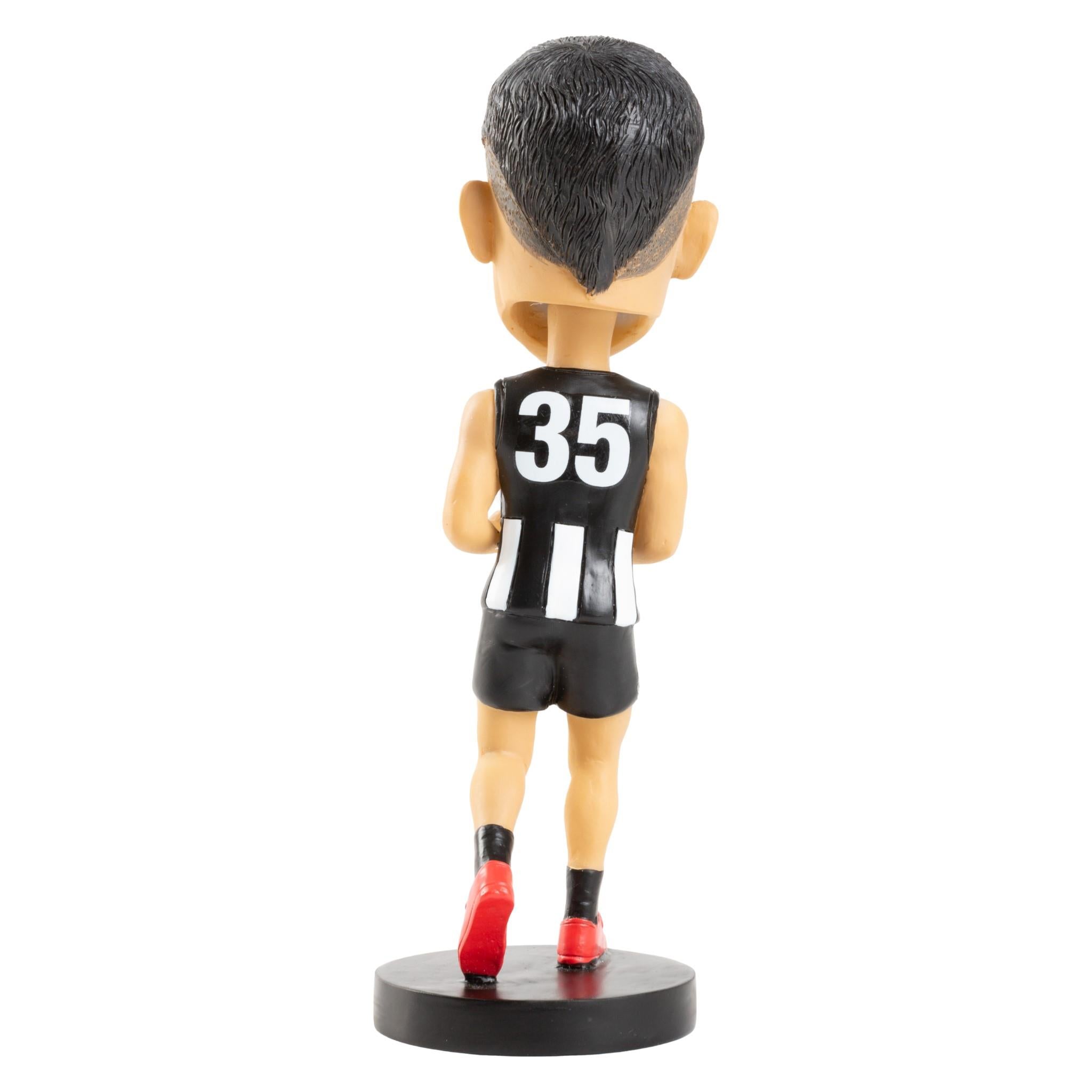 Collingwood Magpies AFL Nick Daicos Bobblehead - Officially Licensed AFL Collectible - Perfect for Fans, Sports Memorabilia Collections & Home Decor