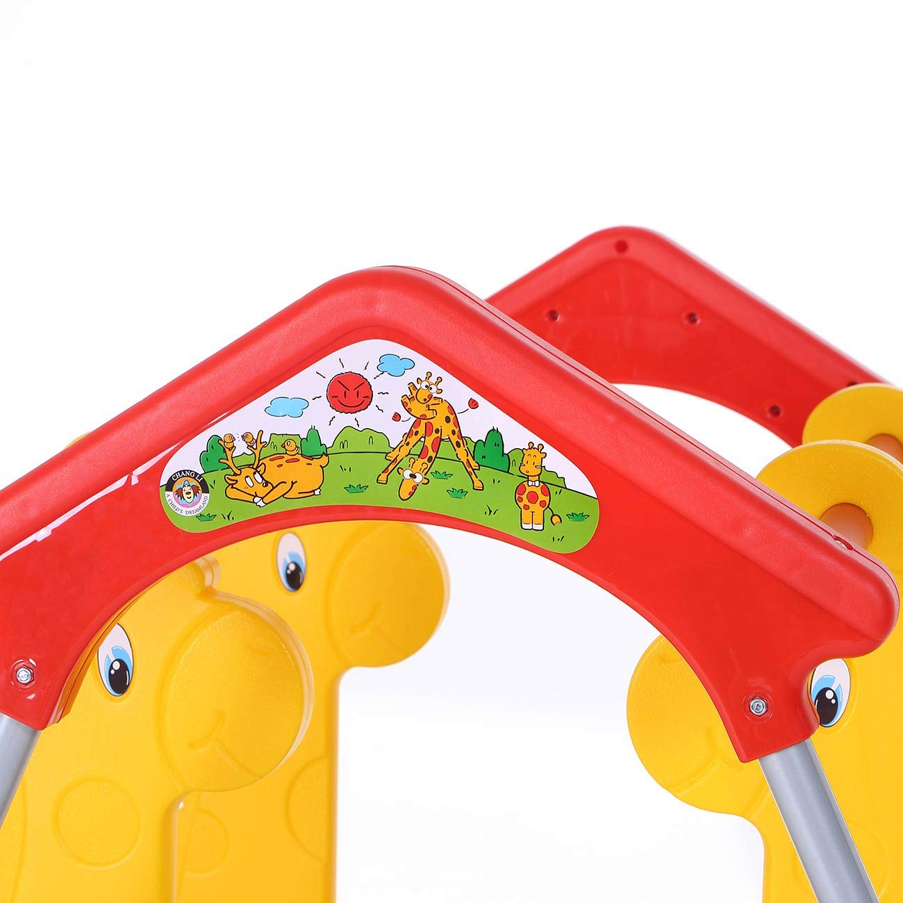 Vivo Baby Swing for Kids - Indoor & Outdoor Double Seat Rocking Playground Toy with Zoo Theme - Perfect for Backyard, Garden, and Park Playtime