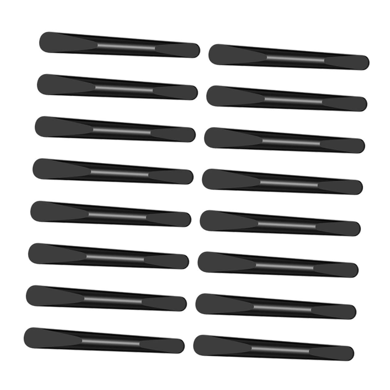 100 Pcs Black Plastic Makeup Spatulas - Cosmetic Mixing & Stirring Tools for Creams, Lotions & Beauty Products | Perfect for DIY Cosmetics, Salon Use & Home Beauty Kits