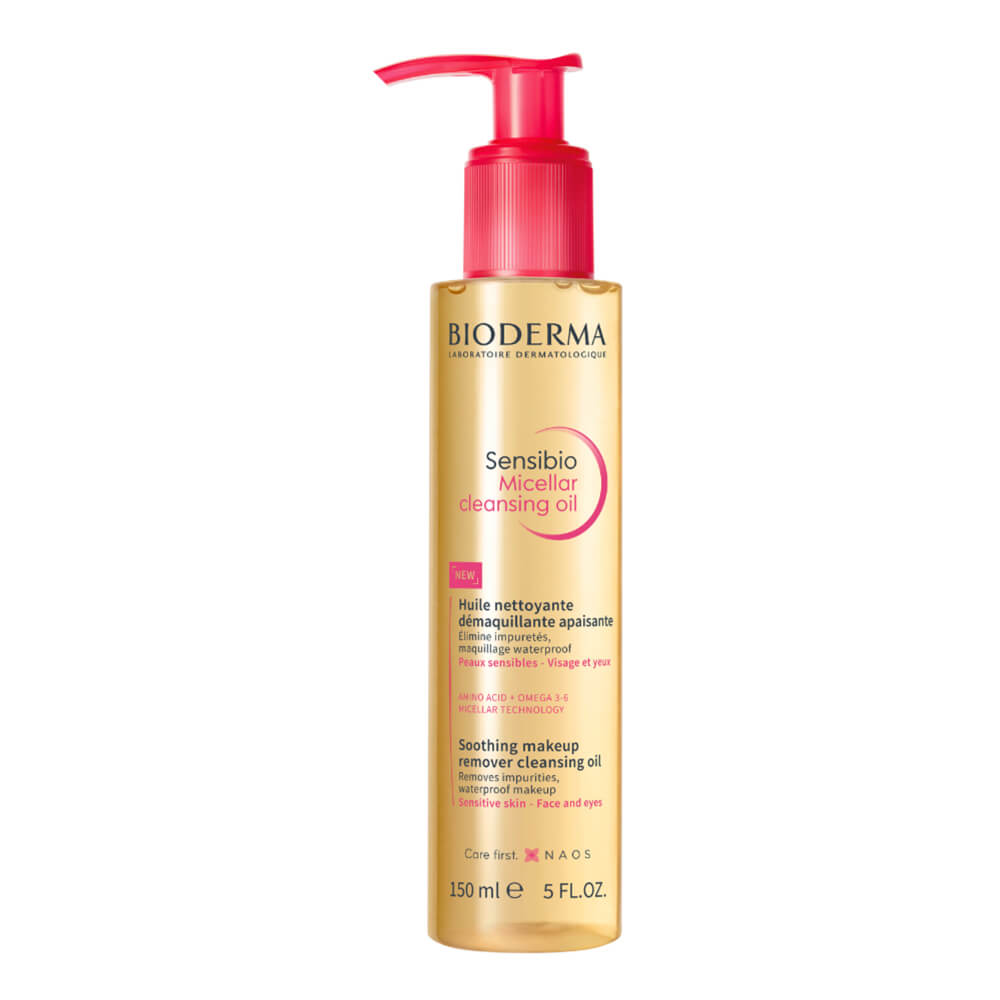 Bioderma Sensibio Micellar Cleansing Oil - Gentle Makeup Remover & Face Cleanser for Sensitive Skin | Perfect for Daily Skincare & Travel