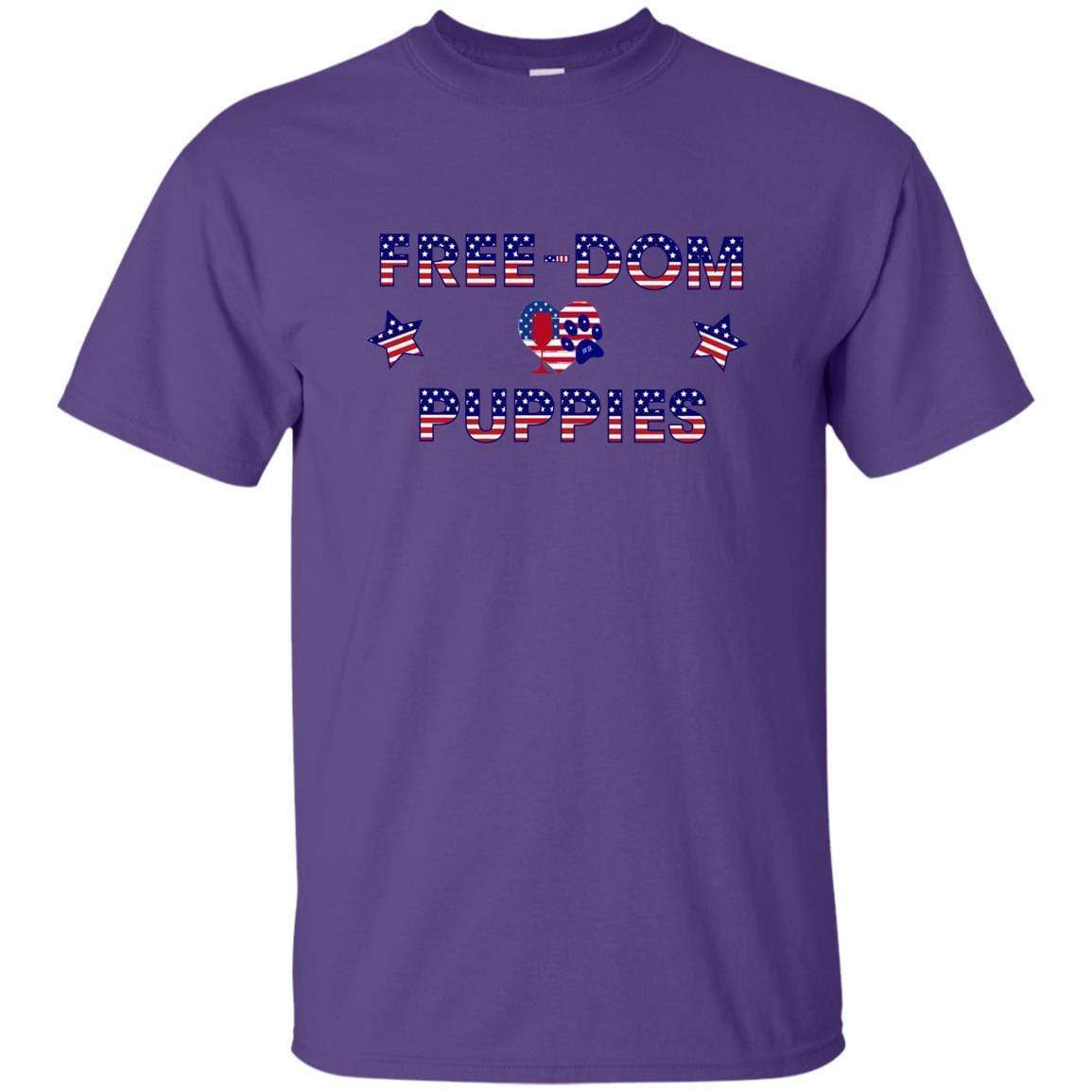 WineyBitches.Co Free Dom Puppies Ultra Soft Cotton T-Shirt - Comfortable Casual Wear for Dog Lovers, Pet Owners & Fun Outfits
