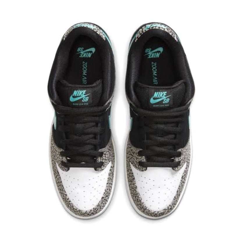 Nike SB Dunk Low Pro Sneakers - Medium Grey, Clear Jade & Black - Skateboarding & Casual Wear for Men & Women