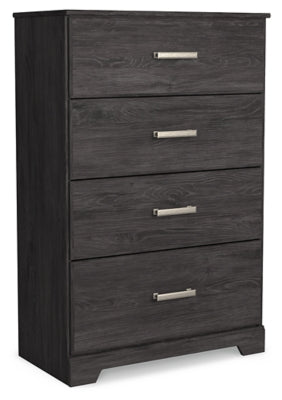 Belachime 5-Drawer Chest Dresser for Bedroom - Solid Wood Storage Organizer with Metal Handles, Perfect for Clothes, Toys & Home Organization