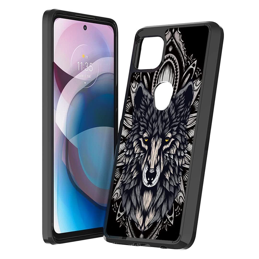 Moto One 5G Ace Case - Slim Protective Cover for Men & Women | Wolf Design | Everyday Use