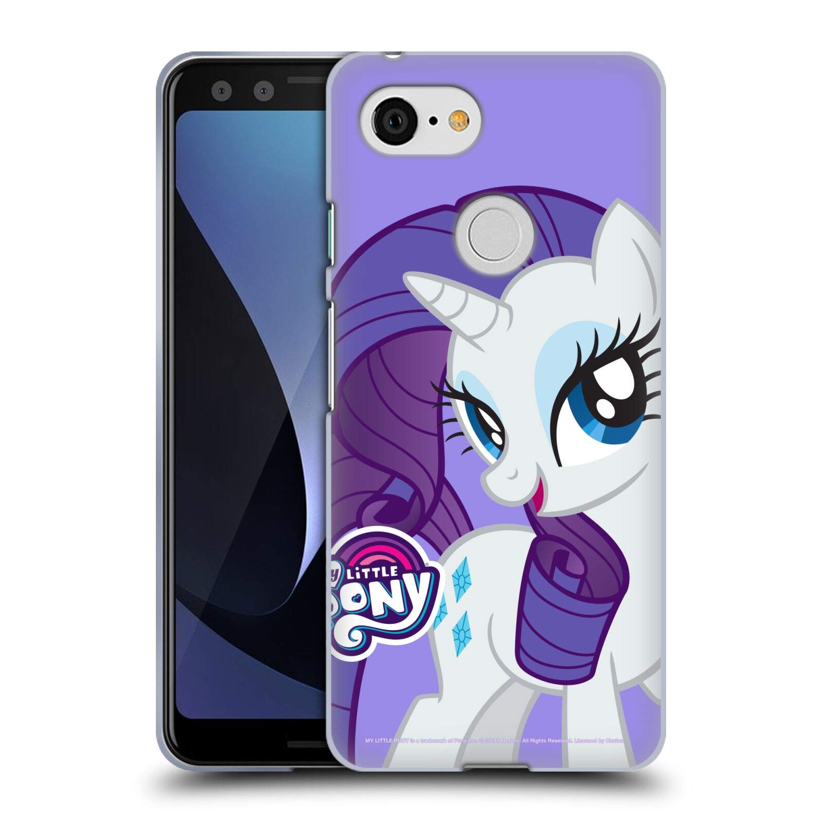 Officially Licensed My Little Pony Rarity Soft Gel Case for Google Pixel 3 - Cute Cartoon Character Phone Cover - Perfect for Kids, Collectors & MLP Fans (School, Work, Travel Protection)