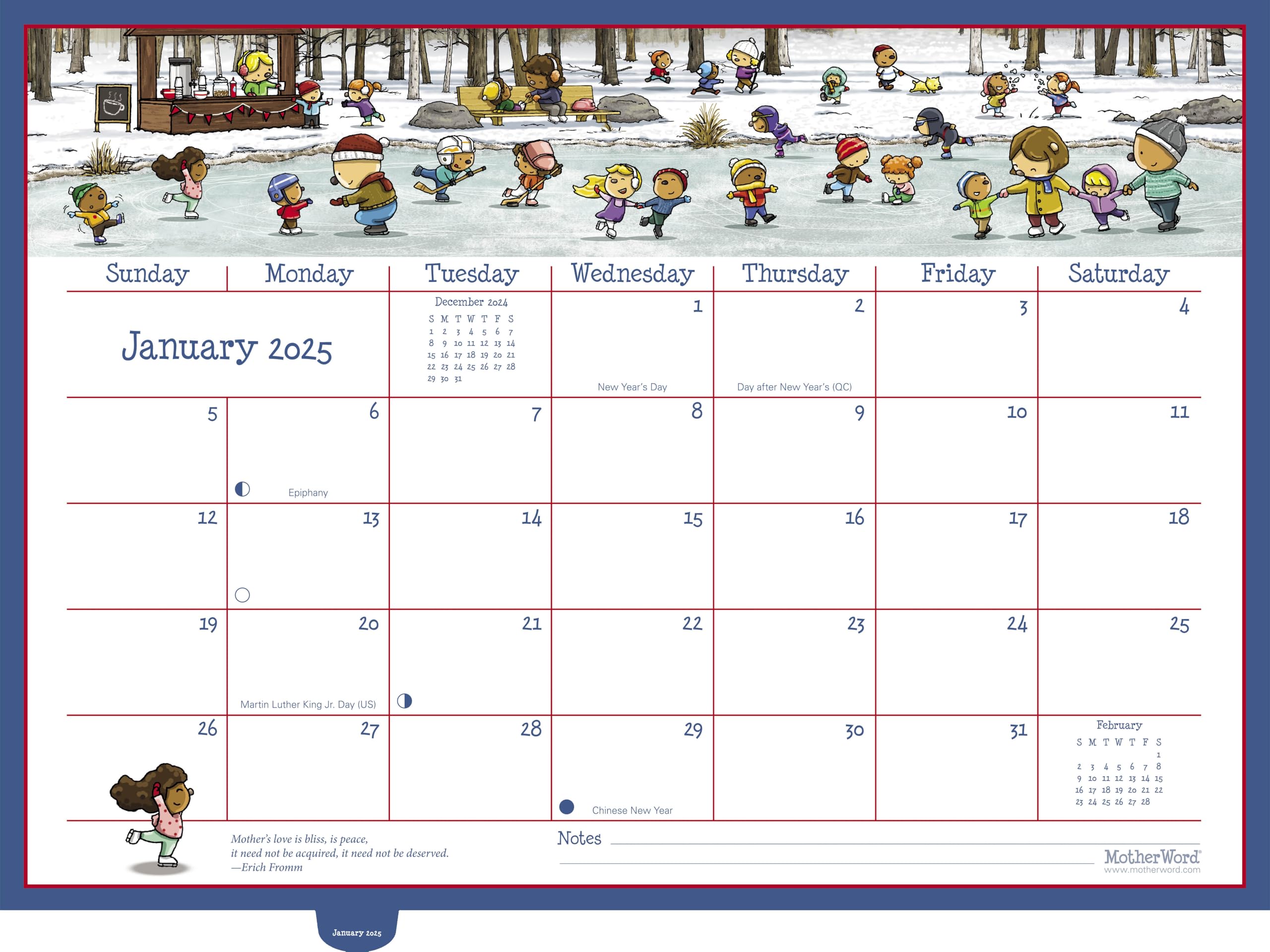 2025 Deluxe Family Calendar & Chore Chart Planner - 16 Month Wall Organizer (September 2024-December 2025) - English Version - 18