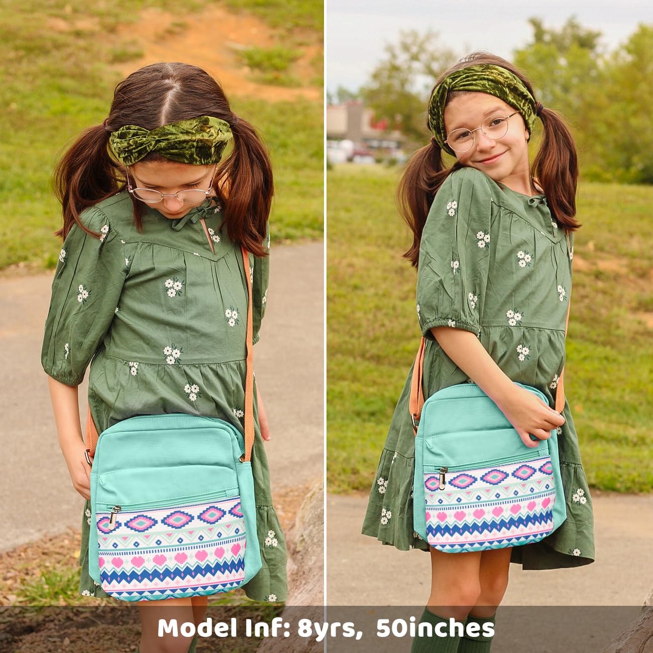 Choco Mocha Crossbody Purse for Girls Ages 6-10 - Stylish Kids Handbag for School, Travel & Everyday Use
