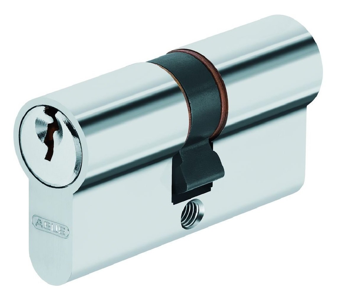 ABUS C73N Silver Modern Door Cylinder Key Lock - Secure Home, Office & Commercial Entry - Durable & Stylish for Interior & Exterior Doors