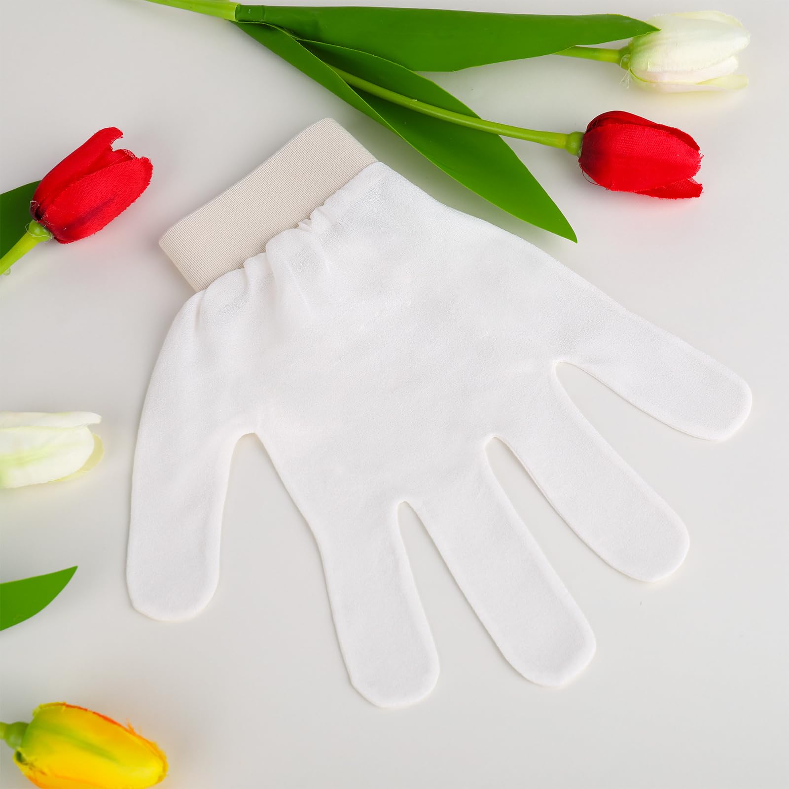Exfoliating Silk Gloves for Face & Body - Gentle Dead Skin Removal Glove for Smooth Radiant Skin - Perfect for Shower, Spa & Skincare Routine
