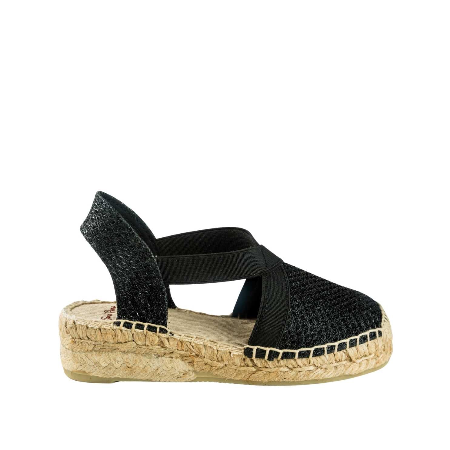 Vegan Metallic Wedge Espadrille Sandals for Girls - Comfortable Kids Summer Shoes for Beach, Party & Casual Wear - Edita S