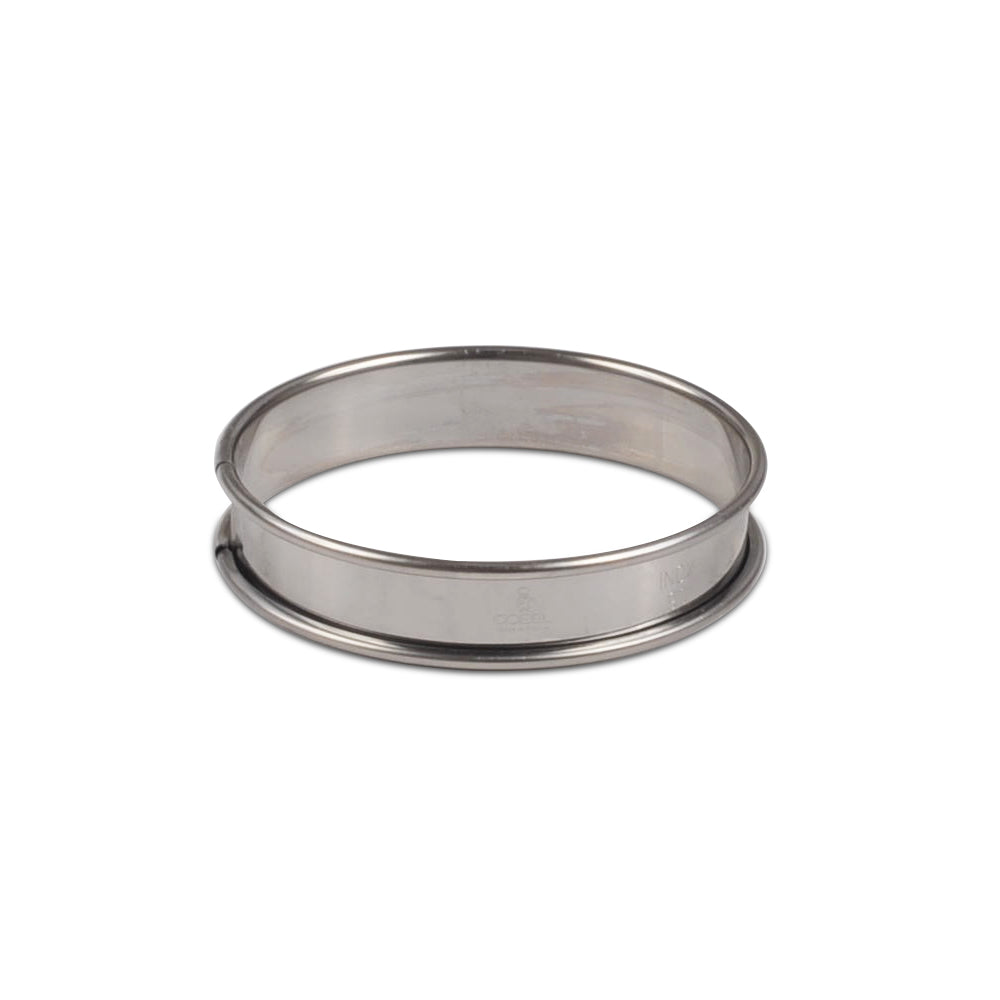 Flan Ring Six Pack - 0.75 Inch Height Baking Rings for Professional Chefs & Home Bakers - Perfect for Cakes, Tarts, Cheesecakes & Pastries