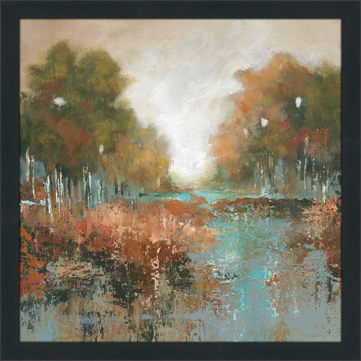 Autumn Walk by Carol Robinson - Premium Acrylic Wall Art Print for Home & Office Decor - Perfect for Living Room, Bedroom, or Gift