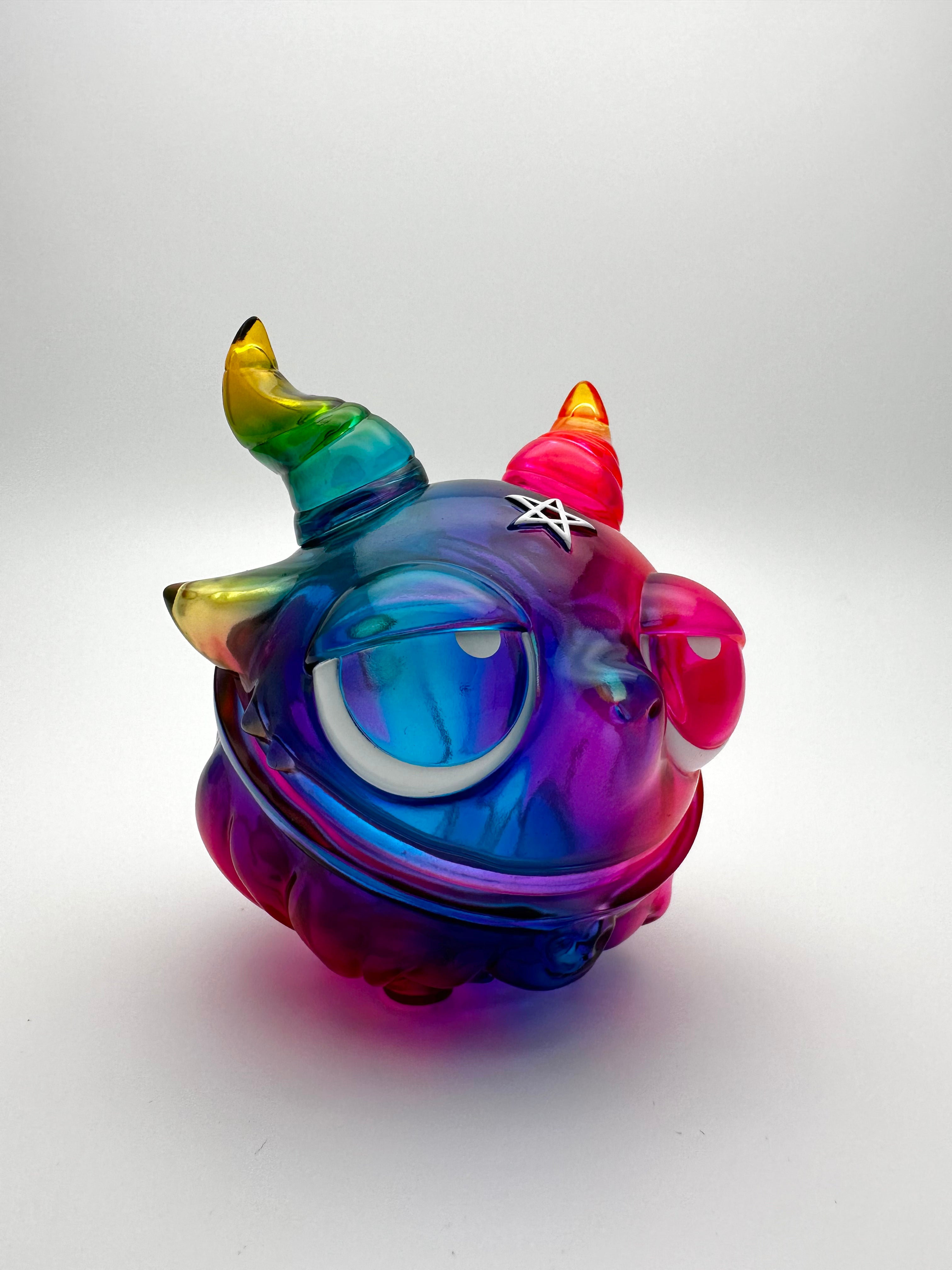 Bobbi The Baphomet Rainbow Plush Toy by Zintears - Cute Kawaii Demon Stuffed Animal for Gothic Home Decor, Anime Lover Gift & Alternative Aesthetic Collection