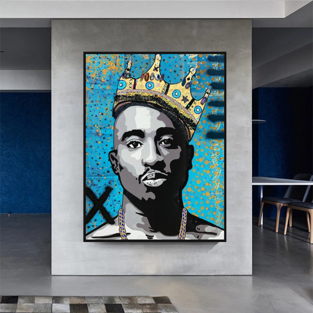 Tupac Poster - Authentic Music Memorabilia & Hip Hop Collectibles for Fans - Perfect for Bedroom, Office & Man Cave Decor