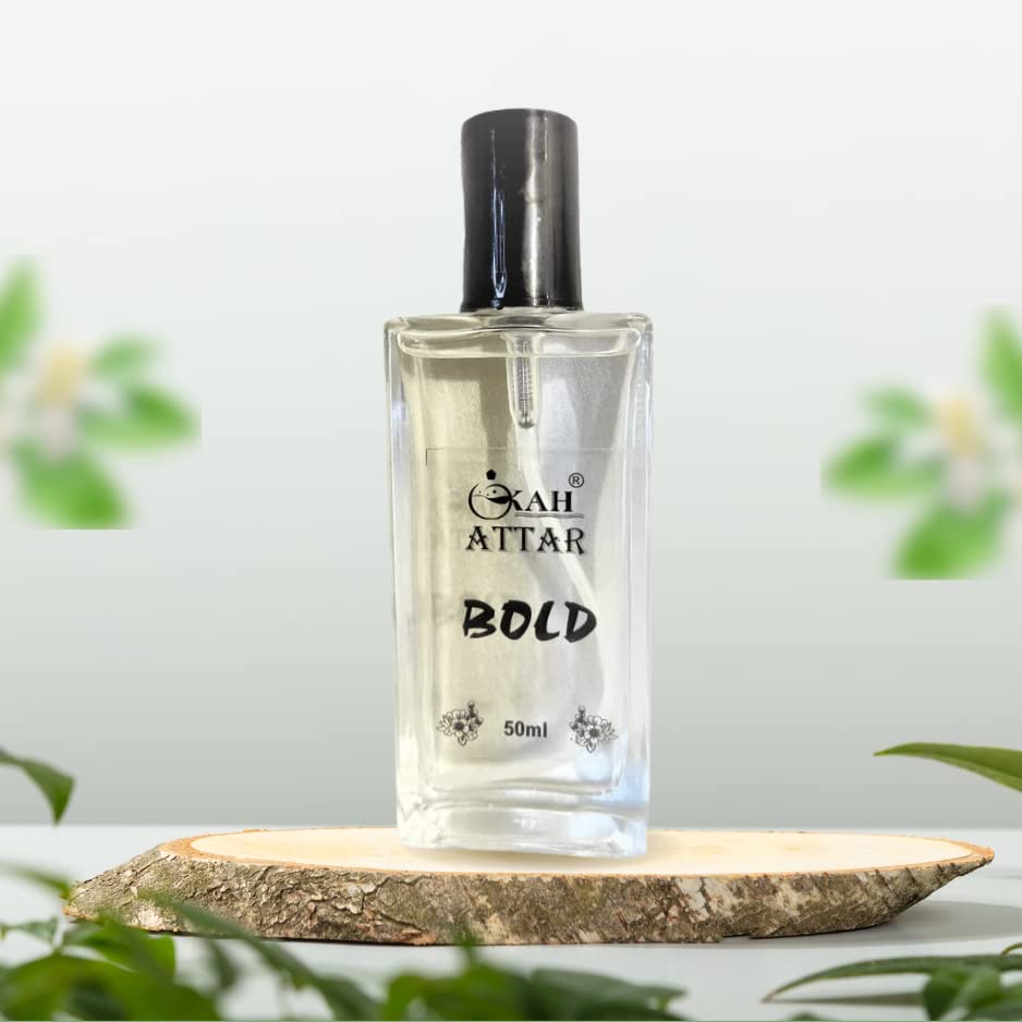 Kah Attar Bold Thrill Unisex Eau De Parfume - 50ml (Pack of 2) | Long-Lasting Fragrance for Men & Women | Perfect for Date Night, Office & Special Occasions