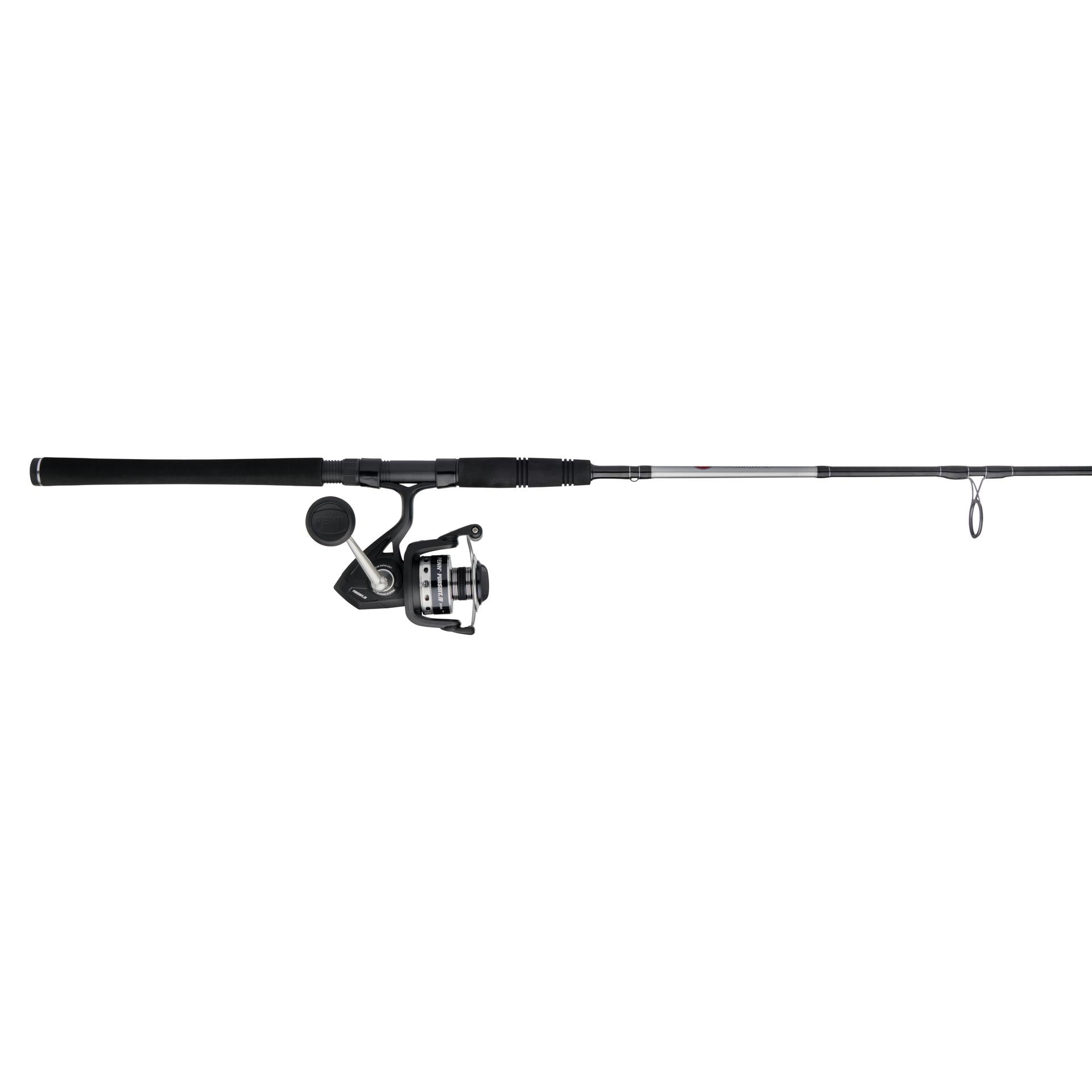 Pursuit® IV Spinning Rod and Reel Combo - Lightweight Fishing Rod with Smooth Reel for Freshwater and Saltwater Fishing - Perfect for Bass, Trout, and Inshore Fishing Trips